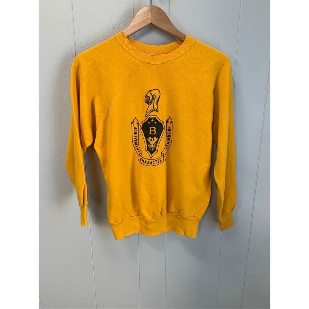 Vintage National Beta Club Yellow/Gold Crewneck Sweatshirt